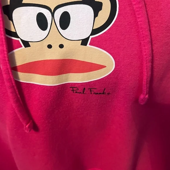 Torrid 3 (3x 22/24) Paul Frank Monkey Punk Retro Cozy Fleece Hoodie Sweatshirt - Picture 3 of 10